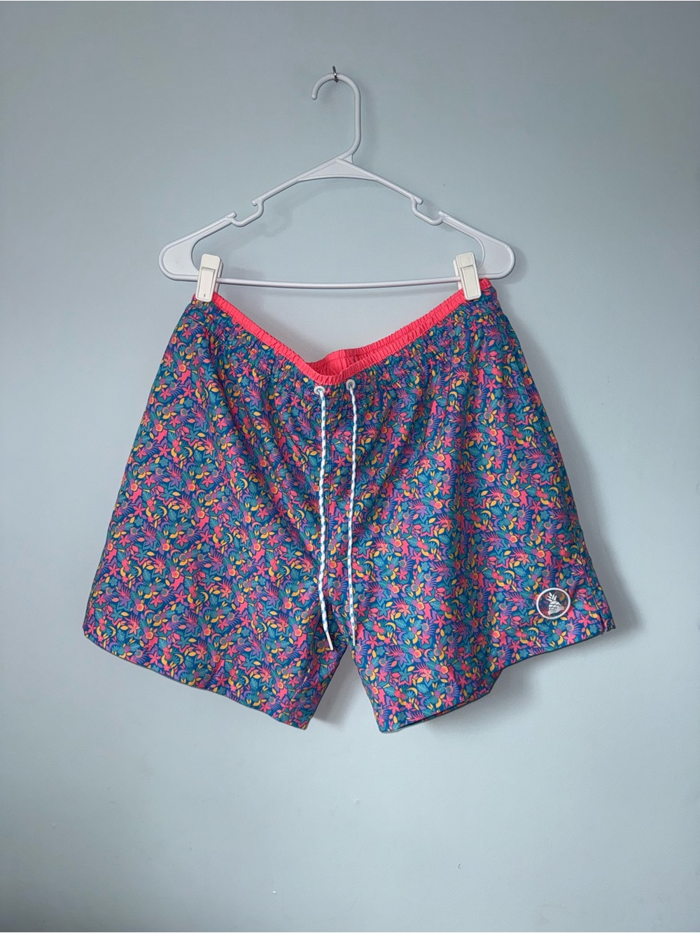 Chubbies Neon Floral Multicolor Swim Trunks